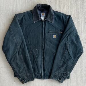 Carhartt J01 BLK black Detroit work wear jacket